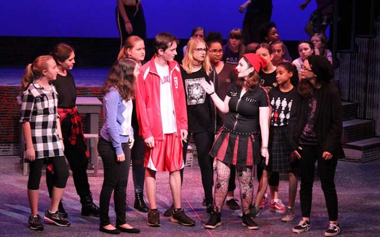 high school musical performance at theatre winter haven