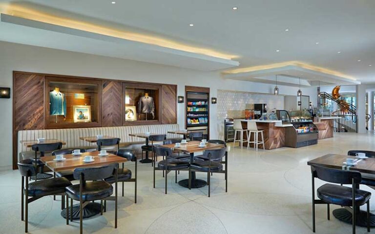 lobby breakfast cafe area at hard rock hotel daytona beach