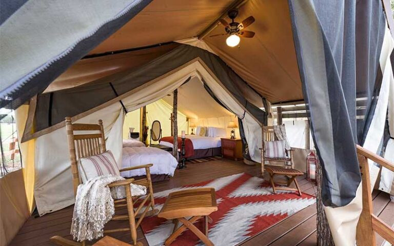 camping tent suite at westgate river ranch resort rodeo