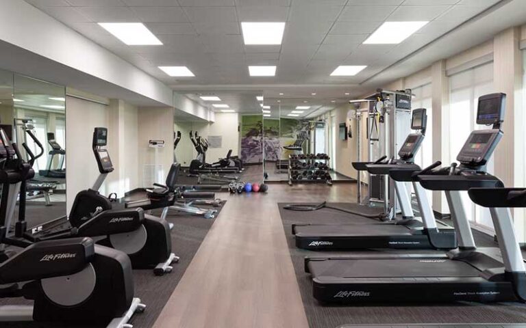 fitness center with cardio machines at courtyard winter haven