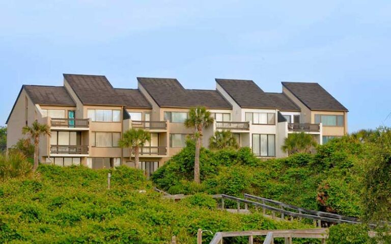 captains court villas view over trees at the villas of amelia island fernandina beach