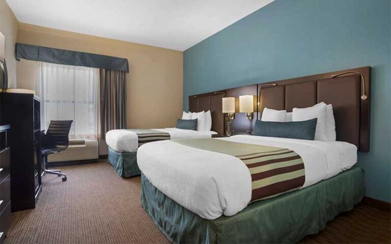 double queen bed suite at best western plus tallahassee north hotel