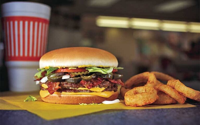 spicy deluxe burger with meal entree at whataburger west pensacola