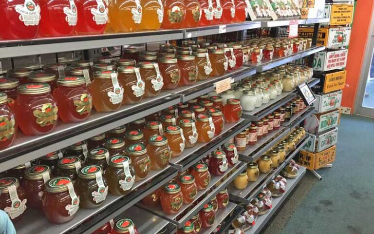 store aisle with condiment jars at elis orange world kissimmee