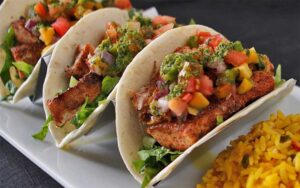 tapas style tacos with colorful ingredients at 3 sisters speakeasy kissimmee