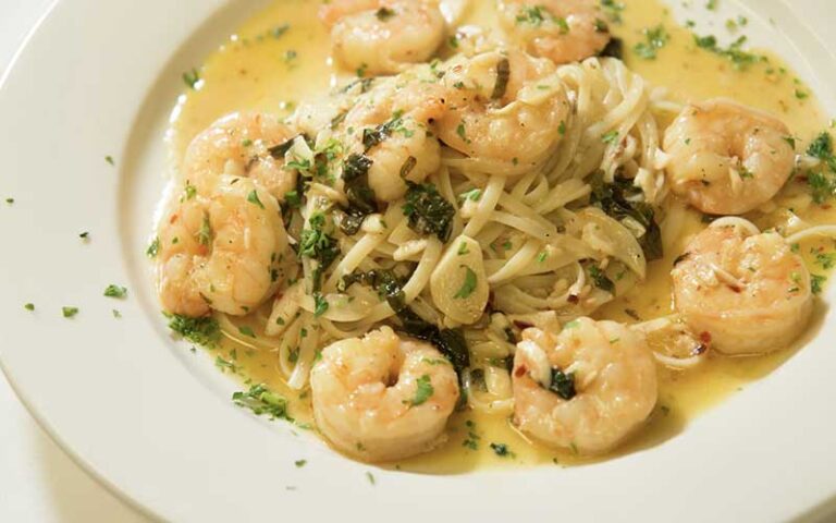 shrimp linguine at mesa de notte ocala