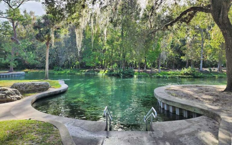 spring with step down into swimming area at kelly park rock springs apopka orlando