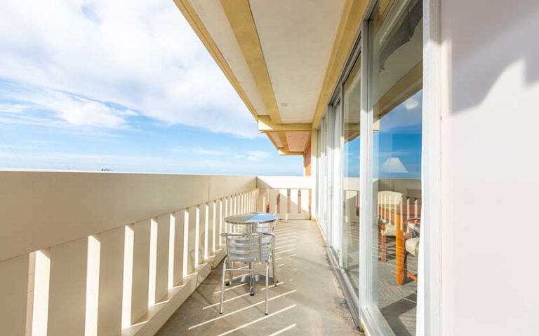 hotel balcony with sky view at reitz union hotel gainesville