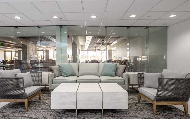 lobby with lounge seating at holiday inn resort panama city beach