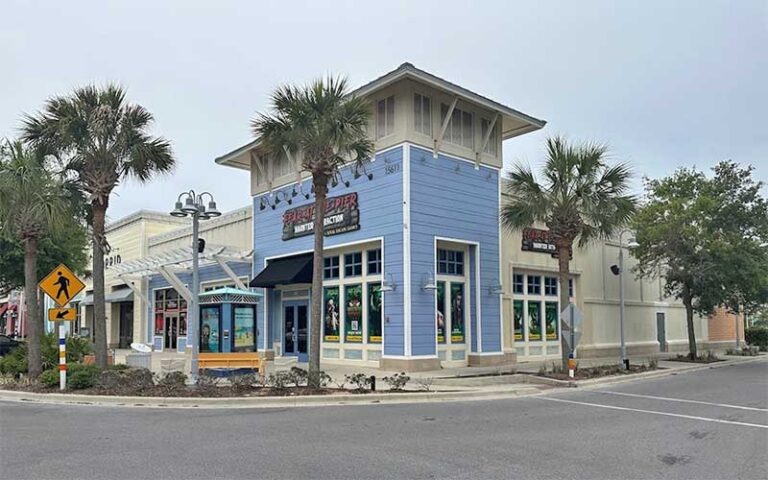 street view exterior of haunted attraction at fear at the pier panama city beach