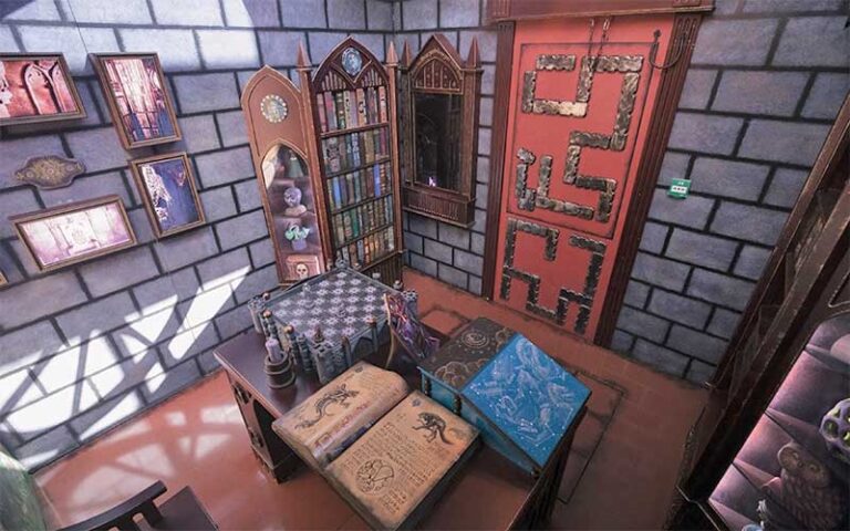 themed medieval room with clues at royal escape games panama city beach