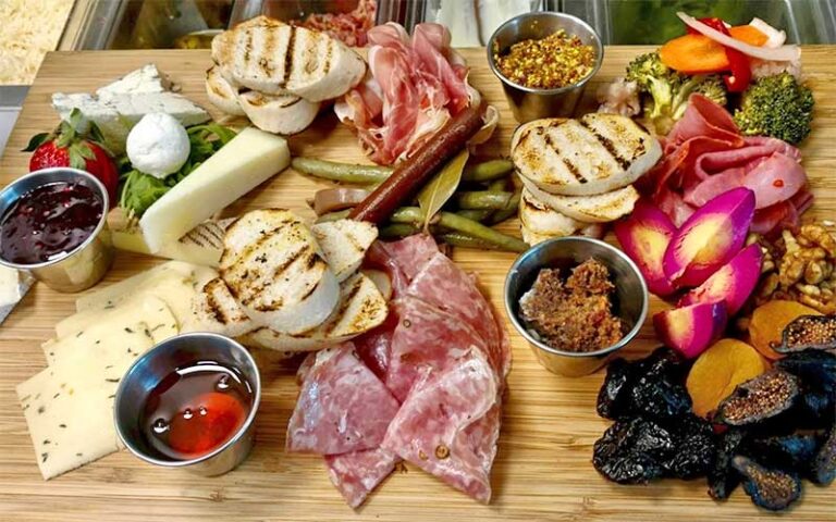 charcuterie board with tasting at playalinda brewing company titusville