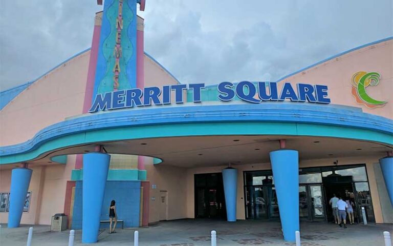 exterior entrance of mall at merritt square mall space coast