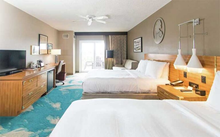 guestroom with double bed and view at doubletree by hilton grand resort key west