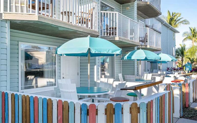 hotel balconies and patios at capt hirams sebastian space coast