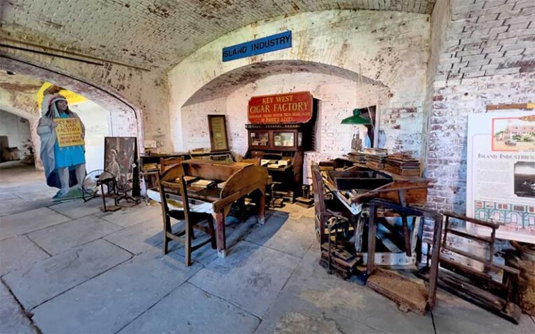 industrial exhibits and antiques at fort east martello museum key west