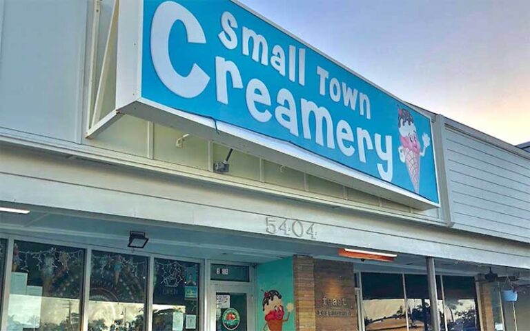 store front of ice cream parlor at island shopping center holmes beach anna maria island